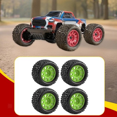 4 Stück 1/18 RC Auto Räder und Reifen RC Car Teil High Performance Ersatzteile Easy