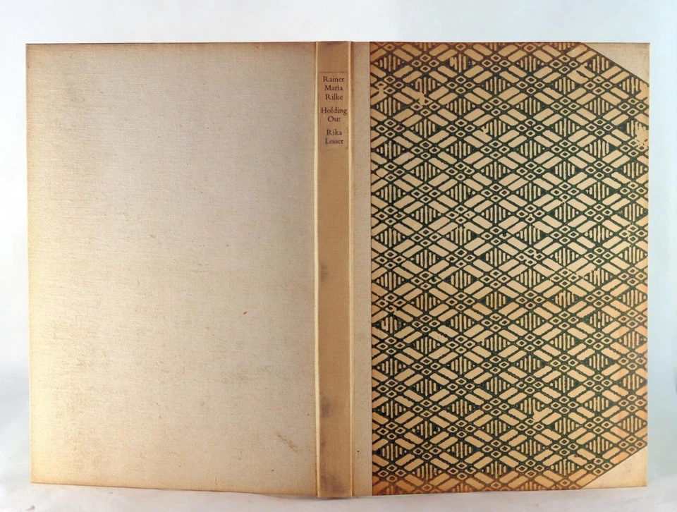 Rika Lesser Holding Out Poems Rendered From German of Rainer Maria Rilke HC - Image 3 of 4