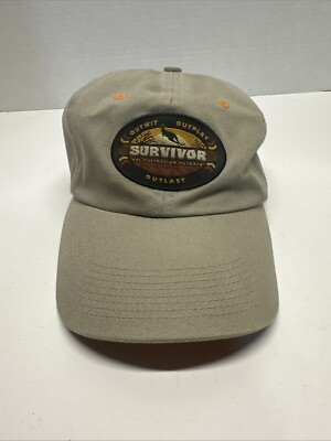 Vintage 2001 CBS Survivor TV Show Reebok Hat Australian Outback Logo Season 2