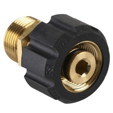 Pressure Washer Adapter Metric M22 15mm Female Thread to M22 14mm Male 4500 PSI