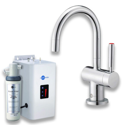 InSinkErator H3300C - Chrom Einhebel-Heißhahn, Boiler und F701R Filter
