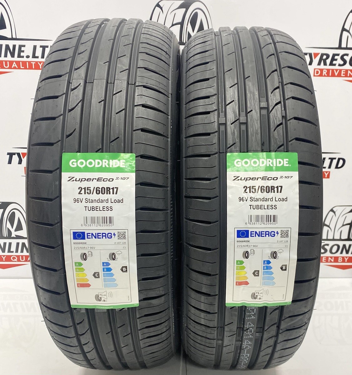 ST215／60R17 2 X 215 60 17 GOODRIDE 215/60R17 96V BRAND NEW TYRES AMAZING C B