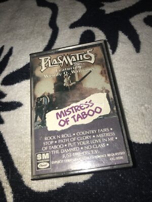 PLASMATICS Mistress Of Taboo CASSETTE TAPE Capitol Records WENDY O Williams