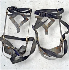 Antique/Vintage Metal Ice Spikes Crampons Fishing Climbing Made in USA