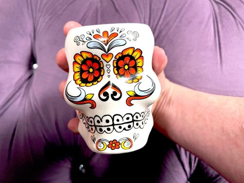 Dia de Las Muertos, Tiki Mug, Day of the Dead, Halloween Cocktail Mug - Picture 2 of 4