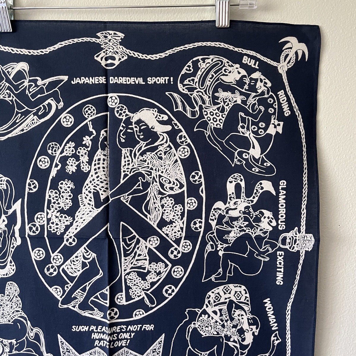 Kapital Ukiy-O Peace Anchor Bandana Navy New Authentic | eBay