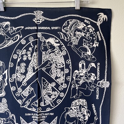 Kapital Ukiy-O Peace Anchor Bandana Navy New Authentic | eBay