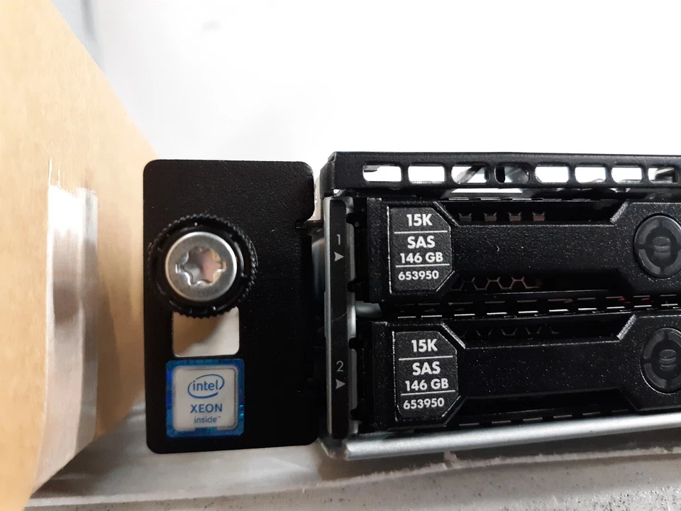 Servidor HPE ProLiant DL120 Gen9 Intel Xeon 2630V3 12GB PC4 RAM 2x 146GB HDD *NUEVO* Foto 2 de 4