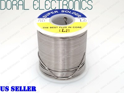 JCM 1.0mm 1.0 lb 453G 60/40 Rosin Core Flux Tin Lead Roll Soldering Solder Wire