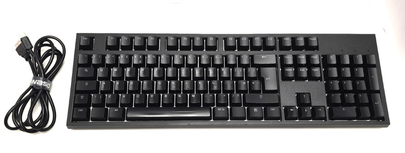 CODE V3B Mechanical Keyboard–Cherry MX Clear–White Backlit–UK Qwerty- RRP £160