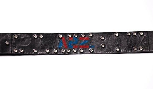 New Men's Playboy Real Stylish Leather Black with Silver Buckle - Picture 3 of 3