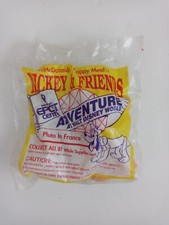 New 1983 McDonalds Happy Meal Toys Mickey and Friends Epcot Pluto In France