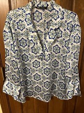 Zara Women's Flowing Printed Pullover Shirt - Size M 0020 