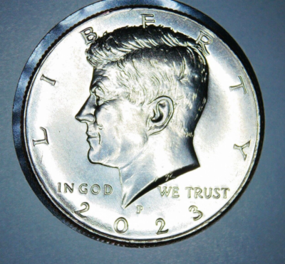 2023 P Kennedy Half Dollar - BU Double Die Obverse -Error D.D.O