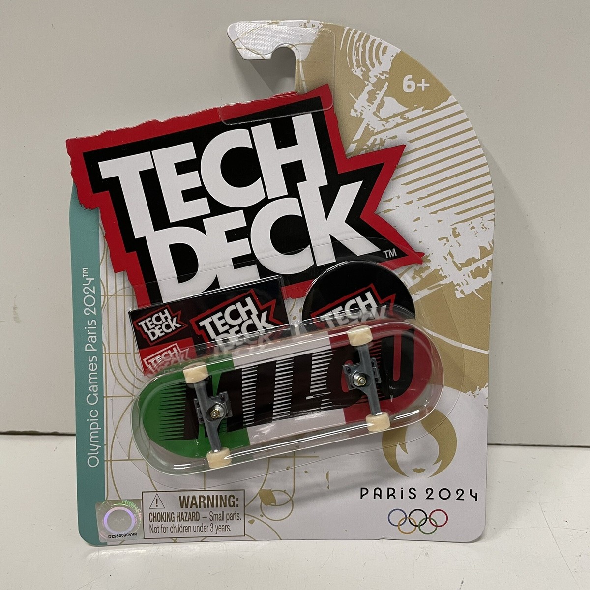 Pokoテルミースティック2本 2024 Paris Olympics x Tech Deck Skateboard Fingerboard Milou
