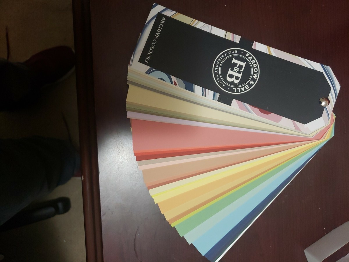 Farrow and Ball Archive Colour Fan Architectural Fan Deck Farrow