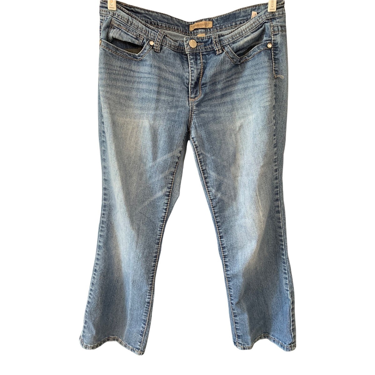 Nine West women's Vintage America Size 14/32p Collection Crop Jeans Capri