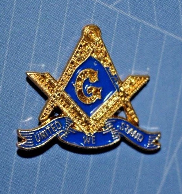 Masonic Lapel Pin 14K Gold Plated eBay