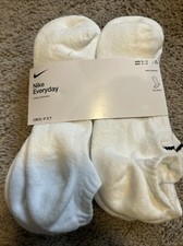 Nike Everyday Cotton Cushioned No Show Socks 6 Pack Mens 8-12 / Womens 10-13 NEW