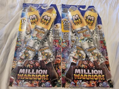 2 PACKS OF MILLION WARRIORS PACKS (2x), NEW & SEALED
