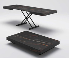 TAVOLO TAVOLINO TRASFORMABILE IN LEGNO SALISCENDI NEW MODELLO ALLUNGABILE