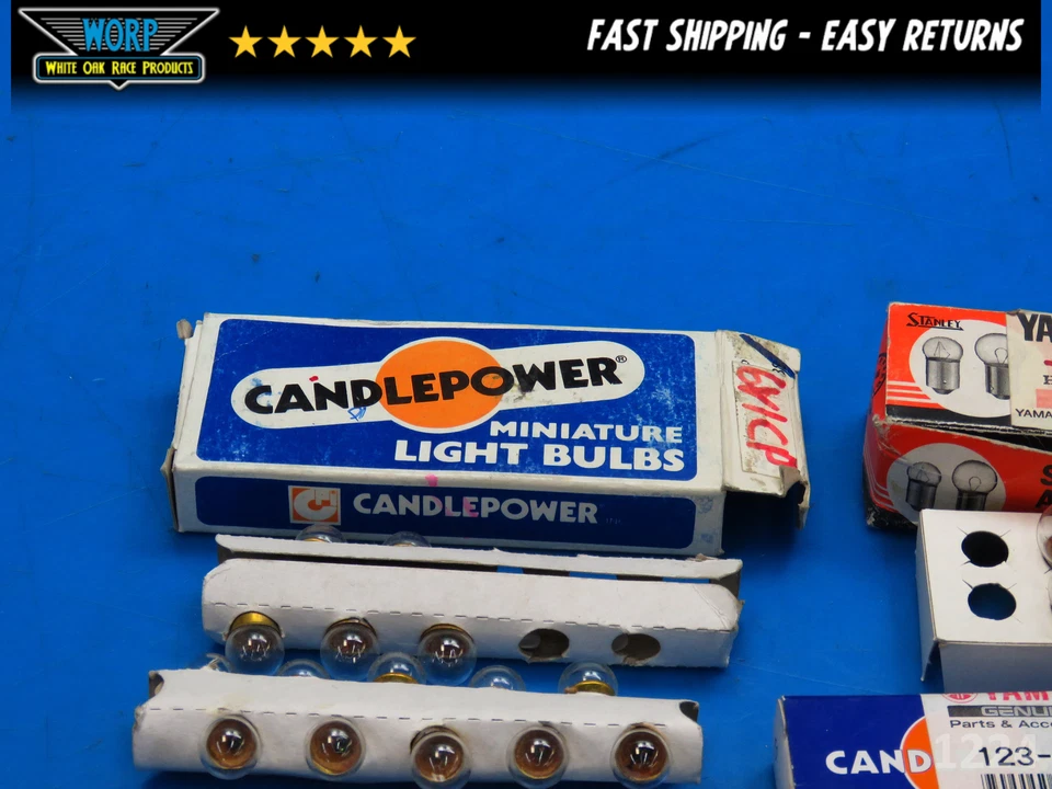 LOTE DE BOMBILLAS SURTIDAS ORIGINALES OEM YAMAHA TEJÓN BIG BEAR FZ600R ENTICER Foto 2 de 4