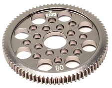 NHX RC Aluminum Spur Gear for On Road Drifting 48DP 80T