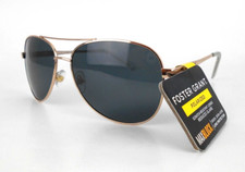 UNISEX Sunglasses FOSTER GRANT Max block GOLD FRAME MSRP 25.00 POLARIZED