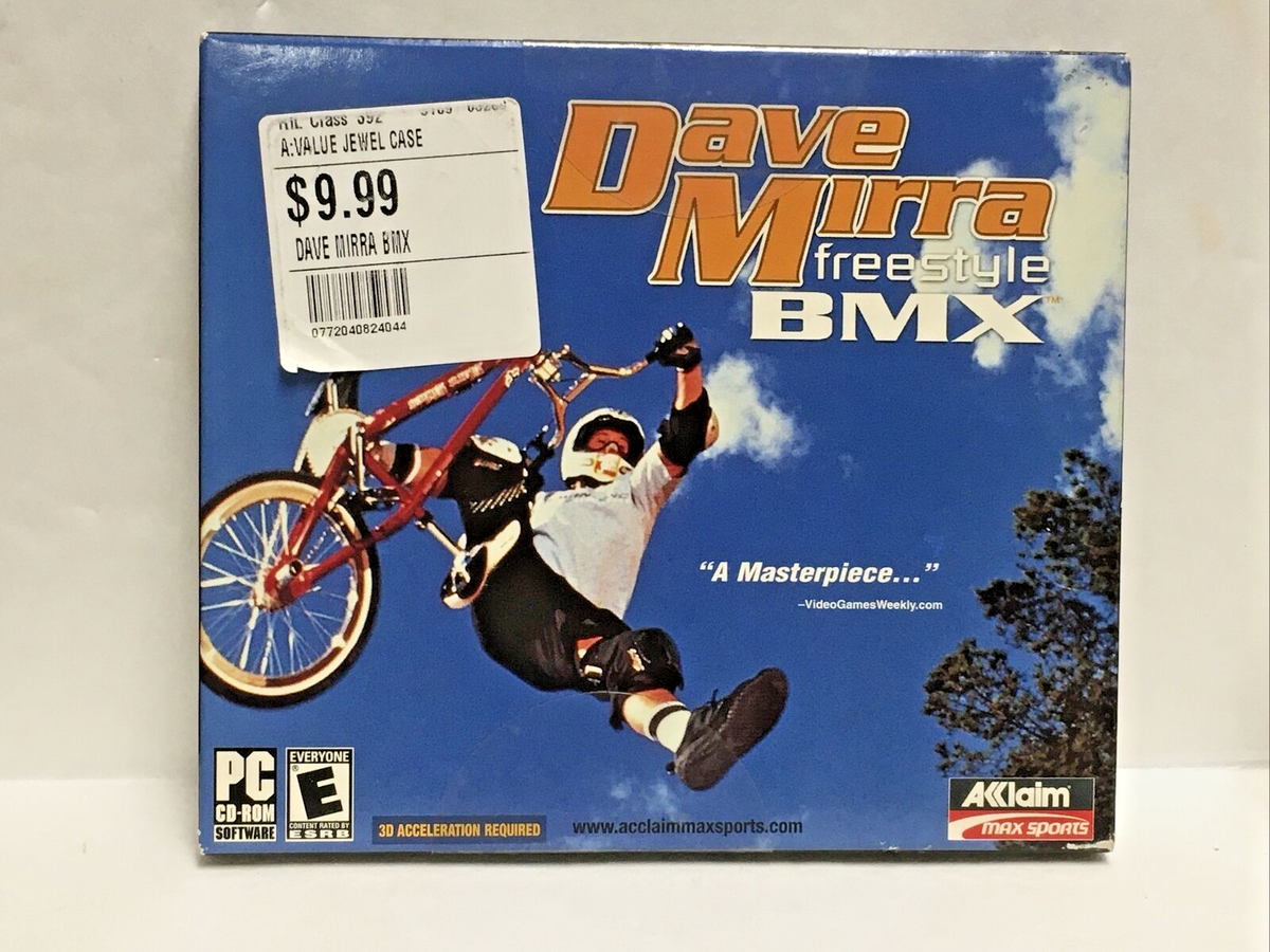 Dave Mirra FreeStyle BMX( PC 2000) Disc & Case New sealed | eBay