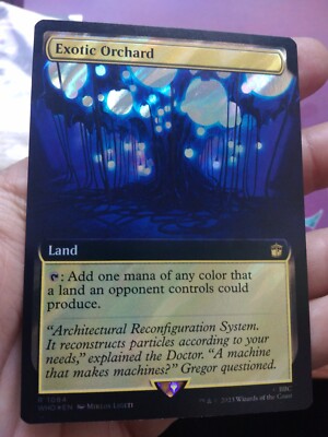 MTG Exotic Orchard (Extended Art) (SURGE FOIL) Universe Beyond