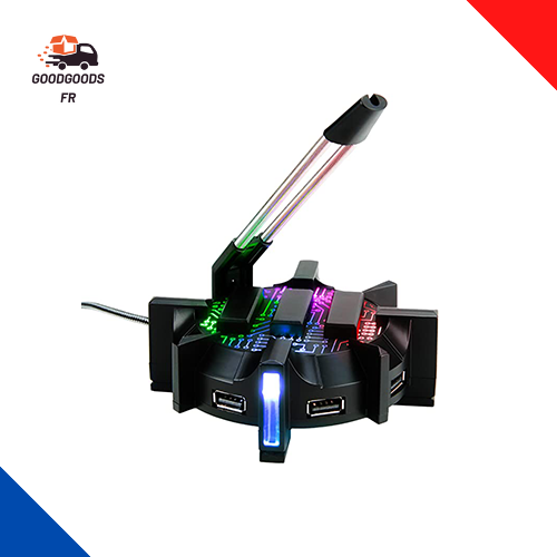 ENHANCE Hub USB pour Souris de Jeu Rouge