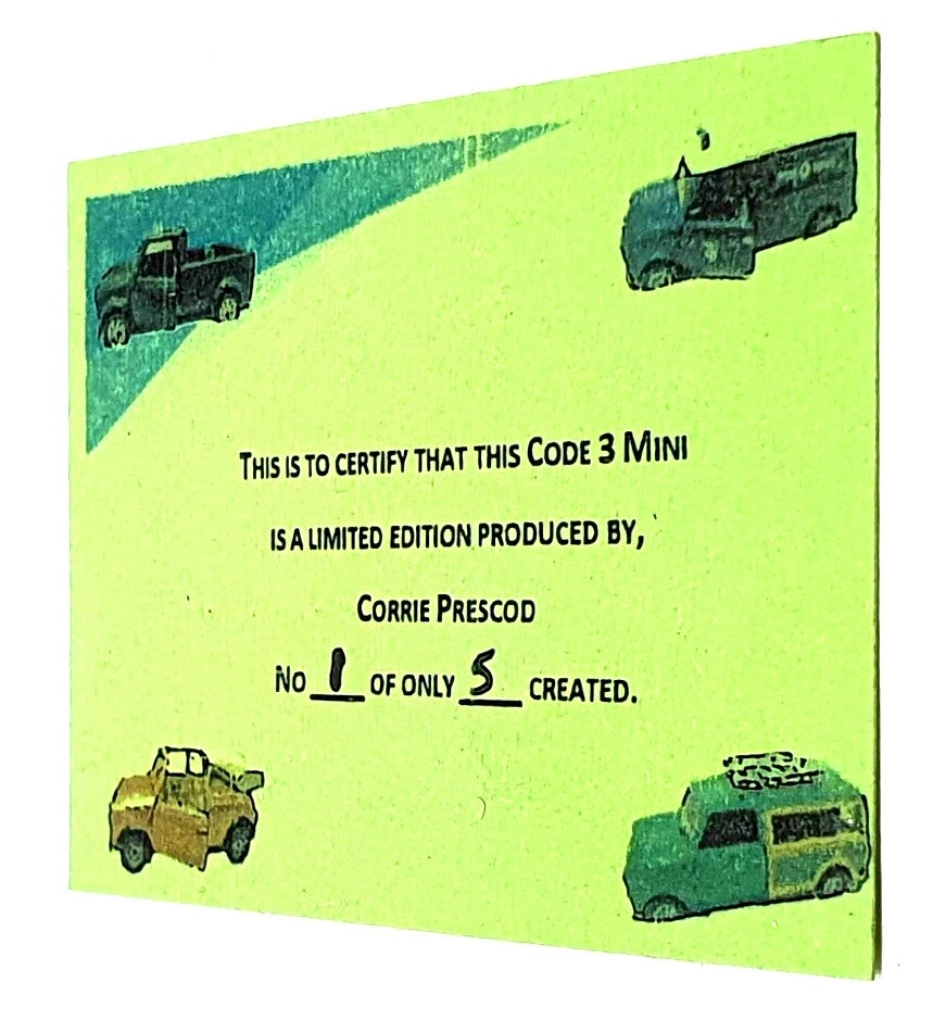 Corgi 1/36 Scale C3min16 - Mini Reworked Conversion - Green - Image 4 of 4