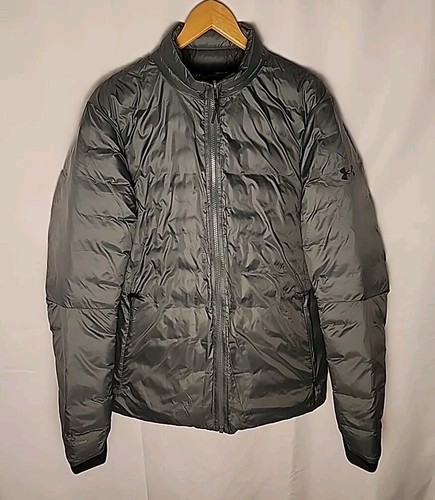 Under Armour Mens Coldgear Infrared Down 3-In-1 Jacket Color Pitch Gray Medium - Picture 11 of 13