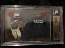 2017 Dalvin Cook RC 1/1 Leaf Metal Draft Pre-Production GOLD PROOF BGS GEM MINT