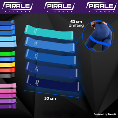 Fitnessbänder Widerstandsbänder Gymnastikband Resistance Bands 5er-Set Sportband