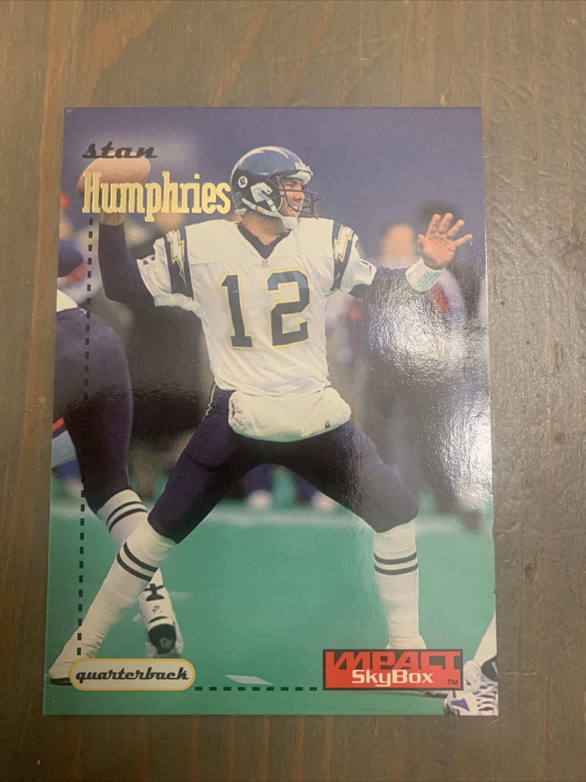 Stan Humphries 1996 SkyBox Impact Football Card #124