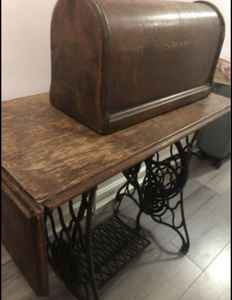 Vintage Singer Treadle Sewing Machine eBay