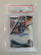 Scoot Henderson 2022-23 Bowman's Best University Autograph Rookie RC PSA 9 Nrmt