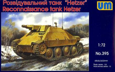 UM-MT Models 1/72 AUFKLARUNGSPANZER 38 Hetzer Reconnaissance Tank