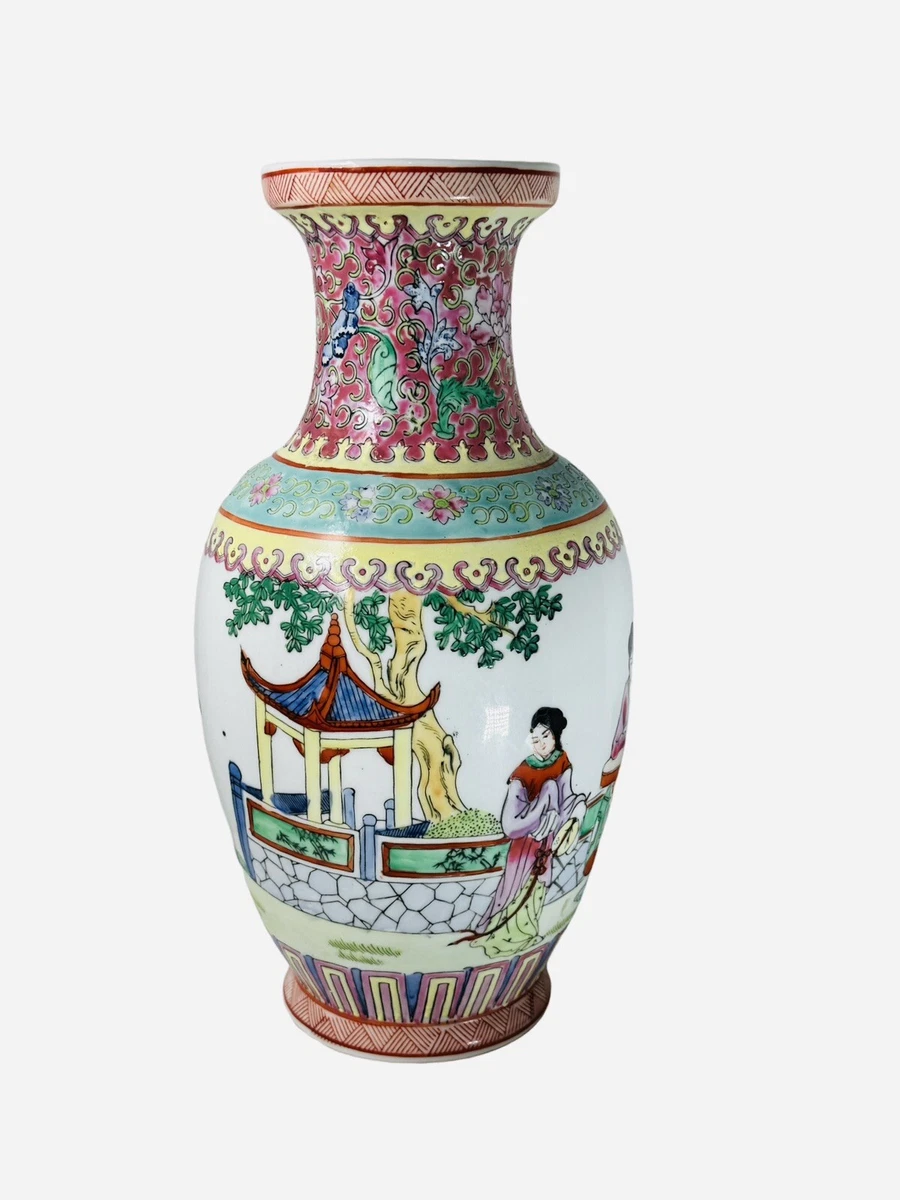 陶瓷粉红色1850-1899 中国古董花瓶| eBay