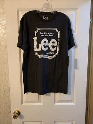 Lee T-shirt Ss Relaxed Pour Homme, Bleu Indigo, L
