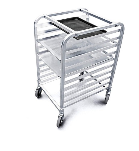 New Star Foodservice 36510 Commercial-Grade Aluminum 10-Tier Sheet Pan/Bun Pa... - Picture 4 of 9