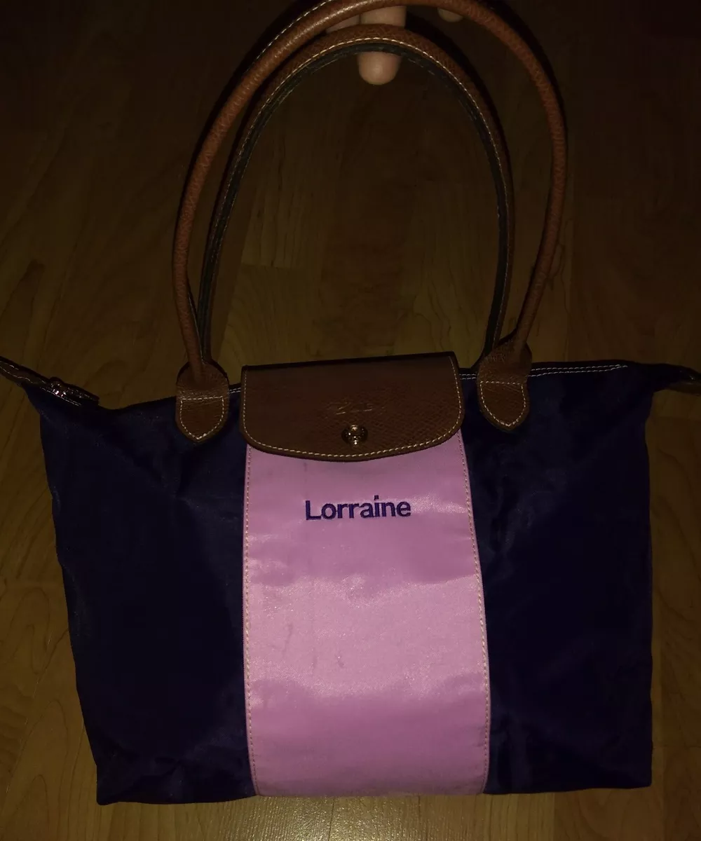 Sac top longchamps violet
