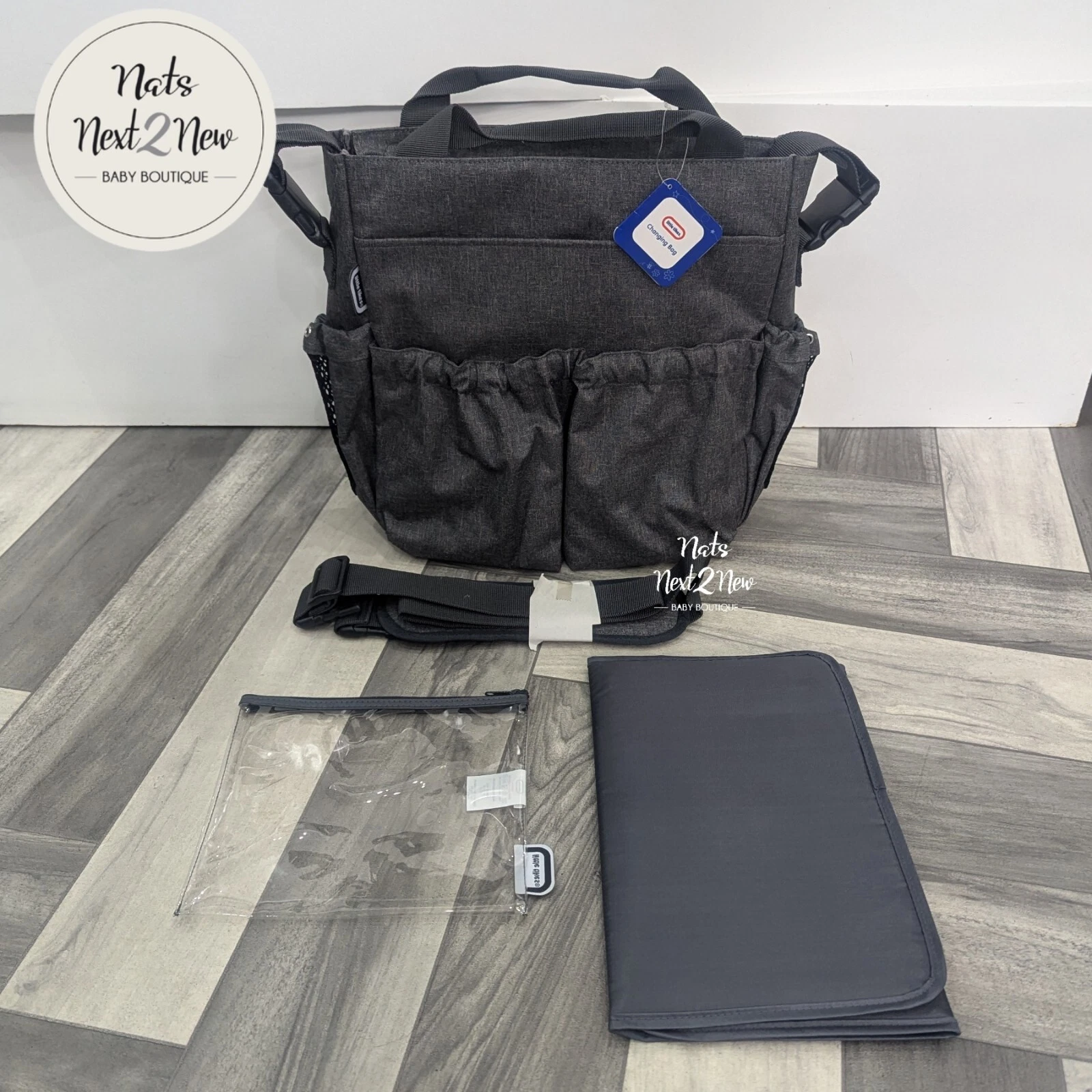 Litte Tikes Baby Changing Bag With Mat & Storage Pouch - New
Opens in a new window or tab