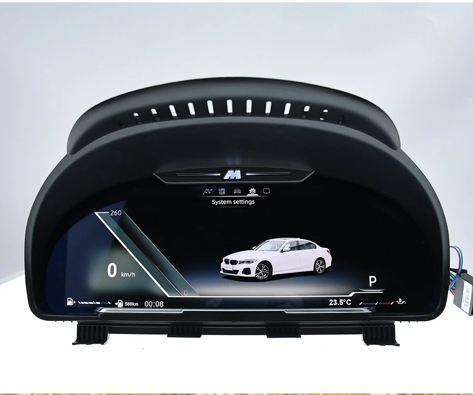 Con panel digital HUD para tablero de instrumentos BMW 5 6 7 Series X3 X4 X5 X6 2013-2020 Foto 2 de 4