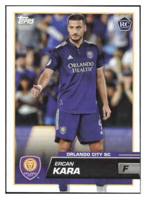Ercan Kara RC 2023 Topps Major League Soccer #55 ROOKIE MLS ID:87743