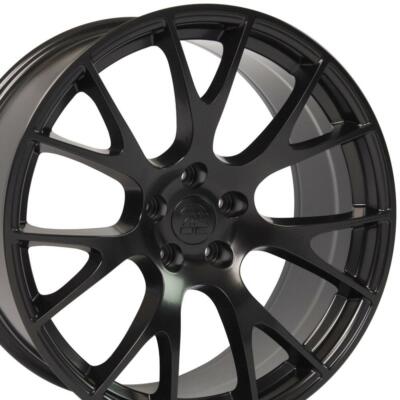NPP Fit 20x10/9'' Wheels Dodge Challenger Charger 300 Hellcat Satin Blk 2528