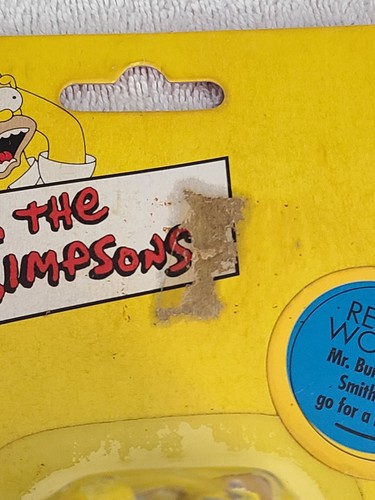 2002 Simpsons Burns with Smithers Wind-up Toy Cardboard Sealed Package Damage - Picture 8 of 14