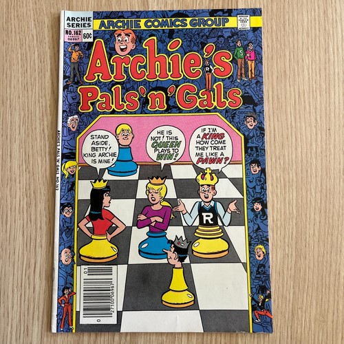 Archie's Pals 'n Gals #162 - Archie | January 1983 Chess Board Cover
