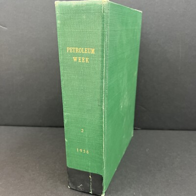 #ad Petroleum Weekly January June 1956 Hardback Compilation $48.00